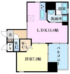 ラブリエ舟入中町の物件間取画像